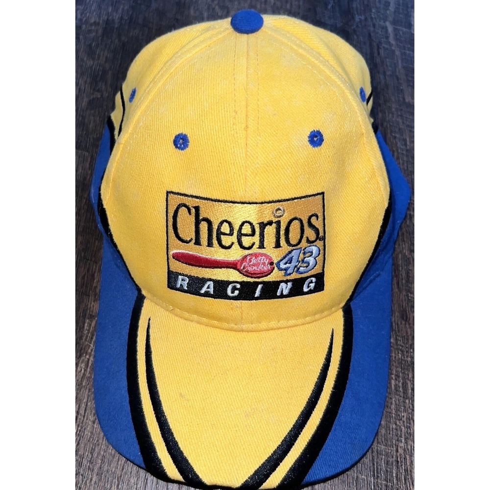 NASCAR Cheerios Racing Cap Hat 43 Petty Racing Bobby Labonte Race Car Driver